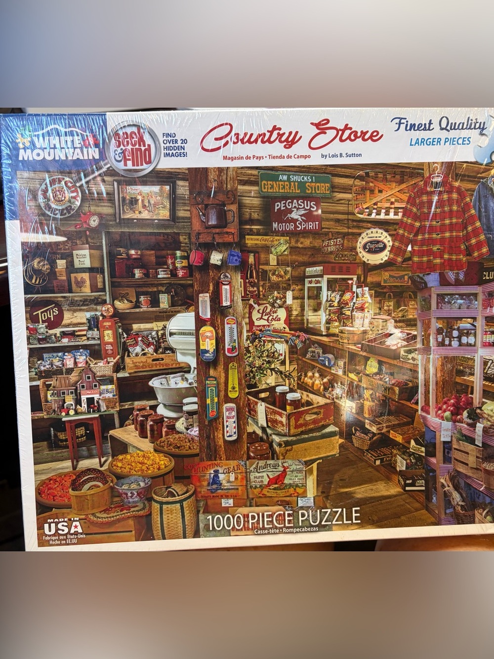New White Mountain Country Store 1000-Piece Puzzle - Country Store Scene unopen